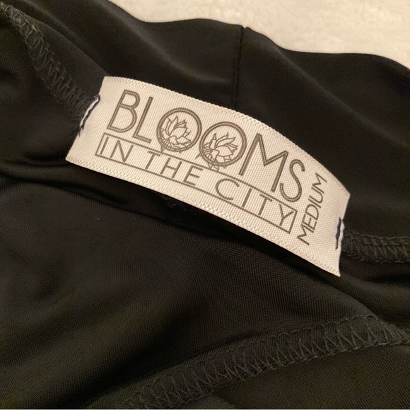 Blooms in the City Black High Low Whimsigoth Punk Goth Casual Cocktail Dress - Picture 8 of 15